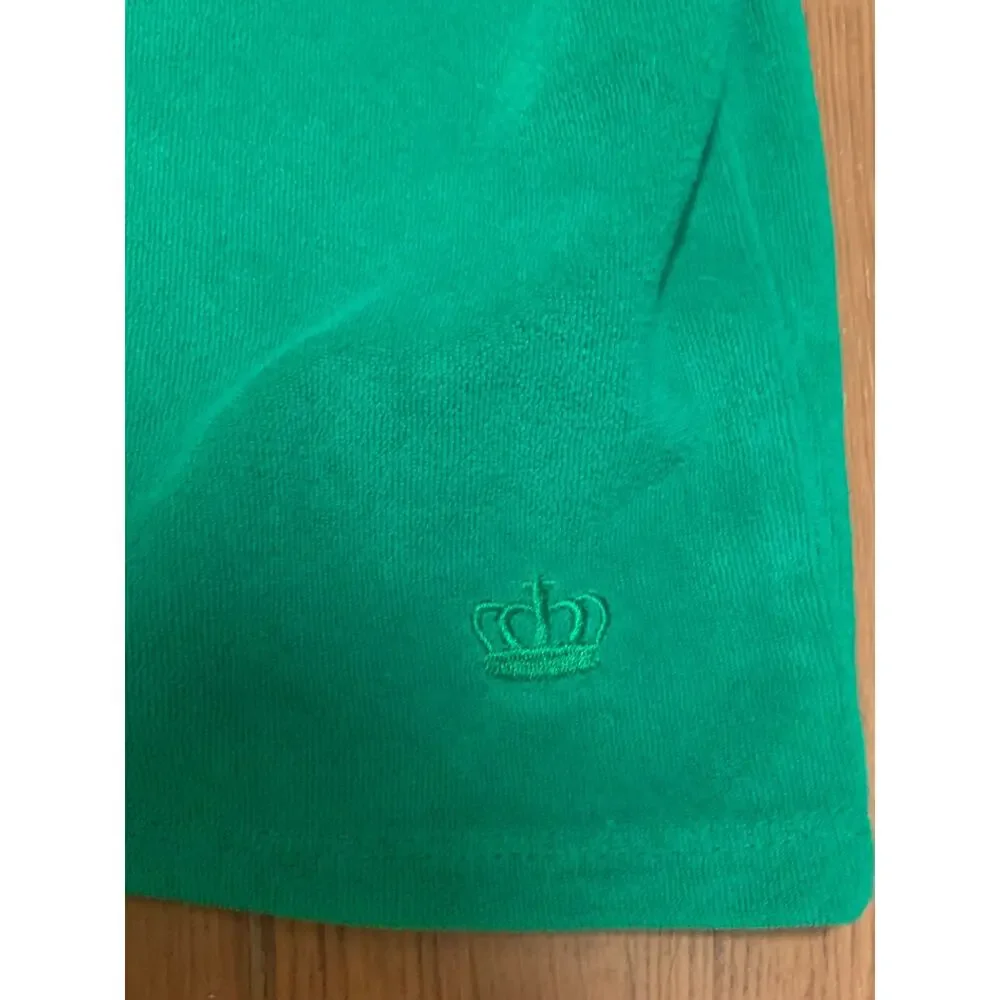 New with tags Women’s Juicy Couture Green Terry Cloth Pull-on Shorts 1X Plus